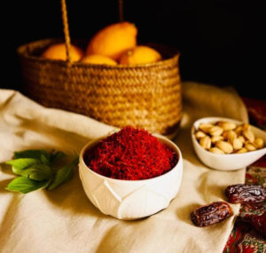 saffron-3 Organic premium Saffron in a bowl